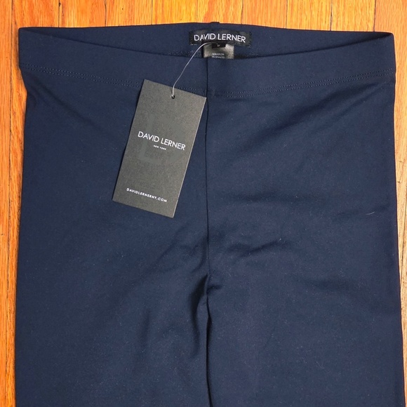 DAVID LERNER (sz Sm) 9" Rise Basic Legging in NAVY New w/tage! - Picture 3 of 3